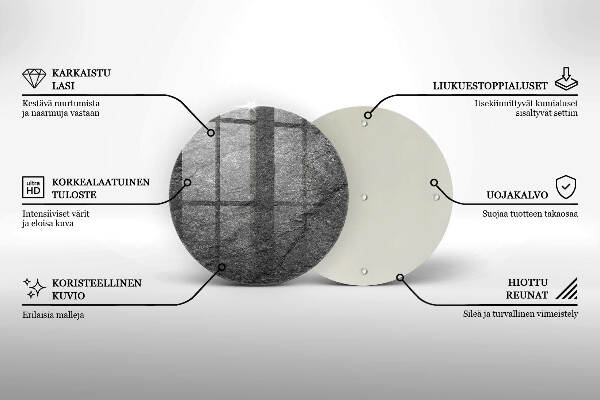 Posavaso de vidrio para velas funerarias Textura de piedra