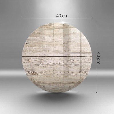 Posavaso de vidrio para velas Tablas de madera