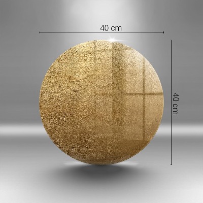 Posavaso de vidrio para velas Fondo de textura dorada