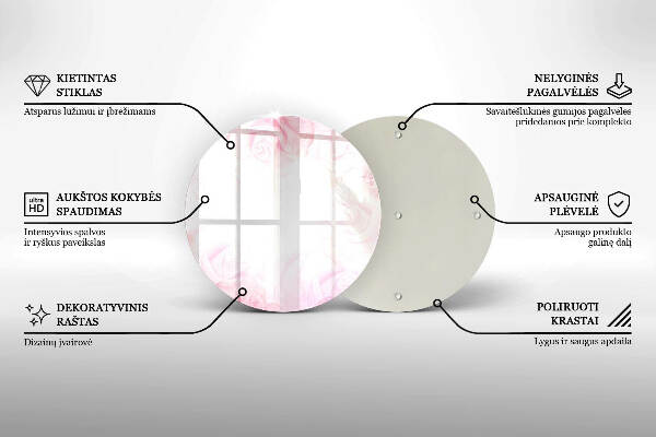 Posavaso de vidrio para velas funerarias Fondo de rosas delicadas