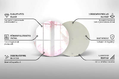 Posavaso de vidrio para velas funerarias Fondo de rosas delicadas