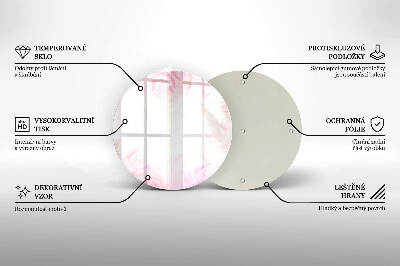 Posavaso de vidrio para velas funerarias Fondo de rosas delicadas