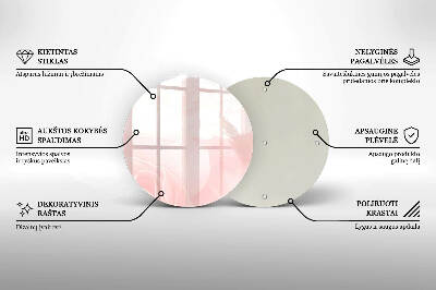 Posavaso de vidrio para velas Fondo de rosas pastel