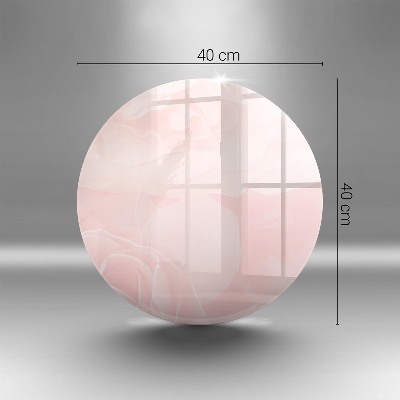 Posavaso de vidrio para velas Fondo de rosas pastel