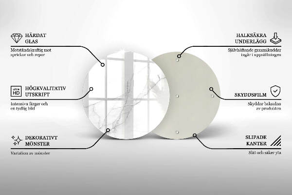 Posavaso de vidrio para velas funerarias Fondo de piedra de mármol
