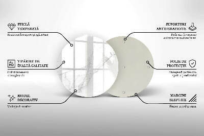 Posavaso de vidrio para velas funerarias Fondo de piedra de mármol