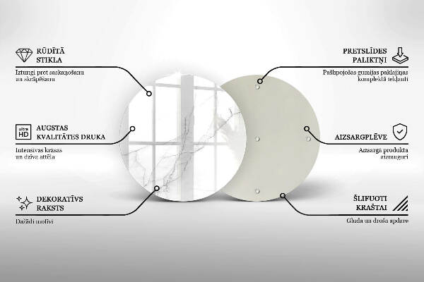 Posavaso de vidrio para velas funerarias Fondo de piedra de mármol