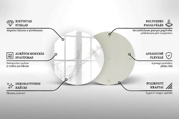 Posavaso de vidrio para velas funerarias Fondo de piedra de mármol