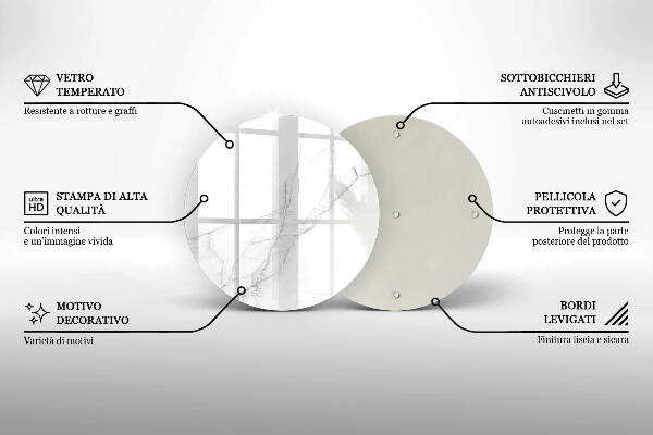Posavaso de vidrio para velas funerarias Fondo de piedra de mármol