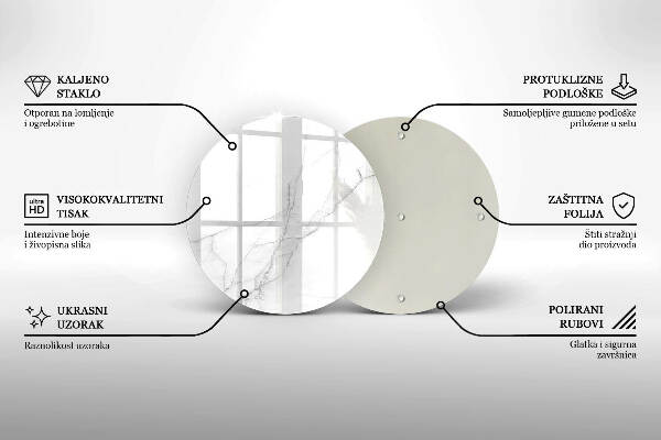 Posavaso de vidrio para velas funerarias Fondo de piedra de mármol