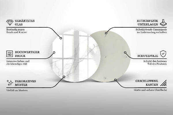 Posavaso de vidrio para velas funerarias Fondo de piedra de mármol