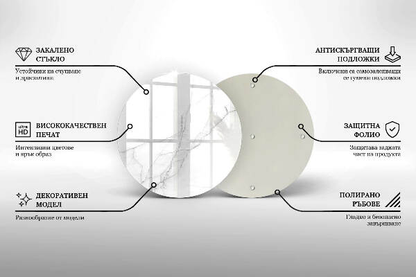 Posavaso de vidrio para velas funerarias Fondo de piedra de mármol