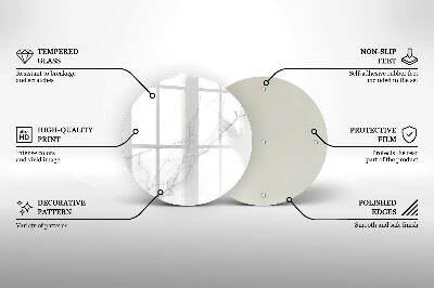Posavaso de vidrio para velas funerarias Fondo de piedra de mármol
