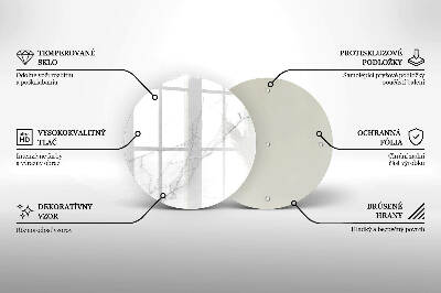 Posavaso de vidrio para velas funerarias Fondo de piedra de mármol
