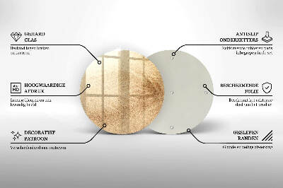 Posavaso de vidrio para velas Arena