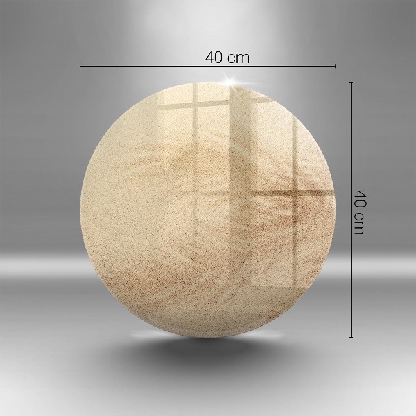 Posavaso de vidrio para velas Arena