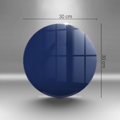 Posavaso de vidrio para velas funerarias Color azul