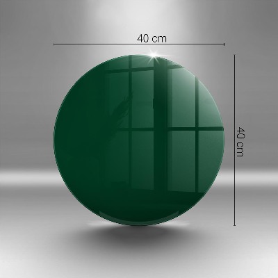 Posavaso de vidrio para velas Color verde