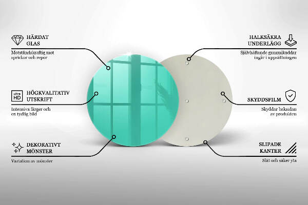 Posavaso de vidrio para velas funerarias Color verde