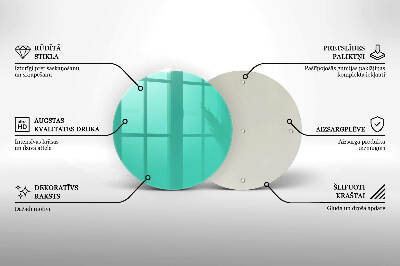 Posavaso de vidrio para velas funerarias Color verde