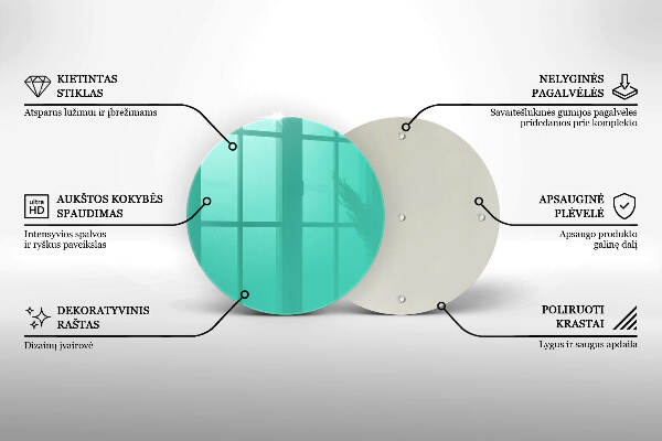 Posavaso de vidrio para velas funerarias Color verde