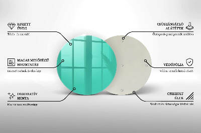 Posavaso de vidrio para velas funerarias Color verde