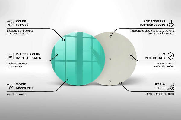 Posavaso de vidrio para velas funerarias Color verde