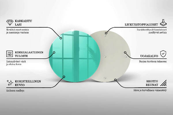 Posavaso de vidrio para velas funerarias Color verde