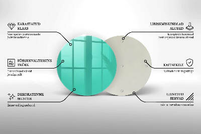 Posavaso de vidrio para velas funerarias Color verde