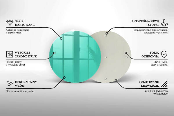 Posavaso de vidrio para velas funerarias Color verde