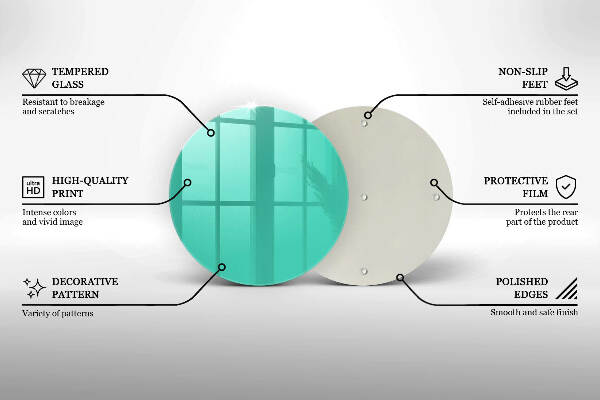 Posavaso de vidrio para velas funerarias Color verde