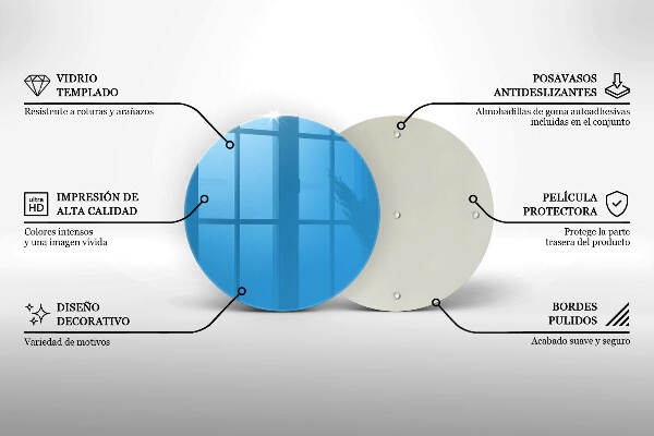 Podkładka pod znicz Kolor niebieski