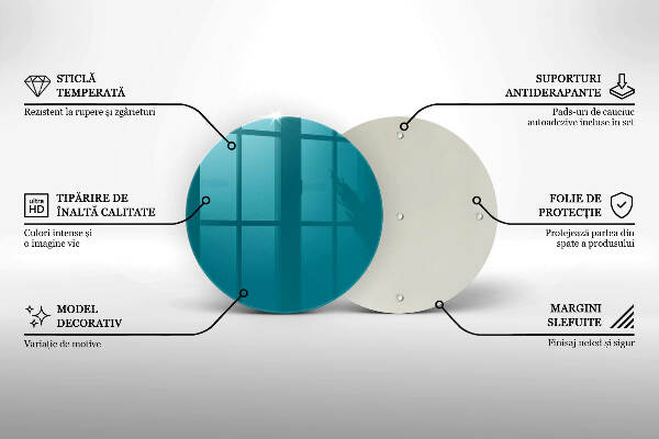 Posavaso de vidrio para velas Color turquesa