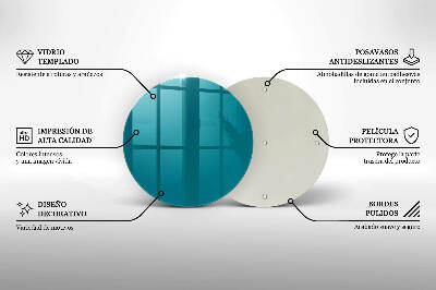 Podstawka na znicz Kolor turkusowy