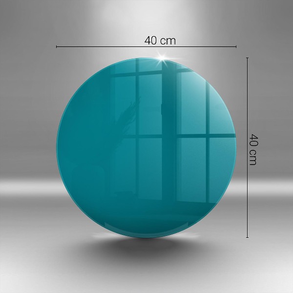 Posavaso de vidrio para velas Color turquesa