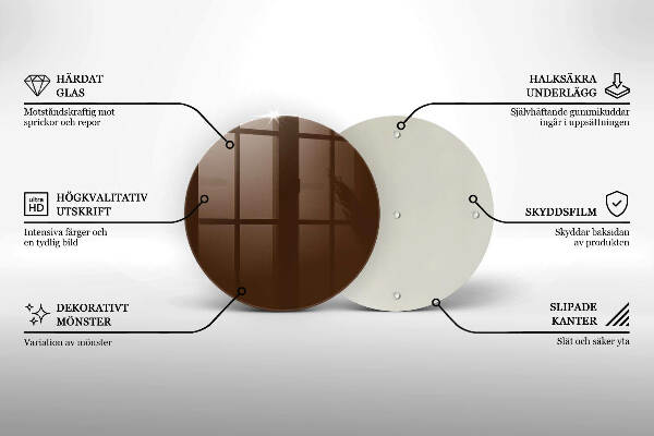 Podstawka pod znicz Kolor brązowy