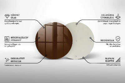 Podstawka pod znicz Kolor brązowy