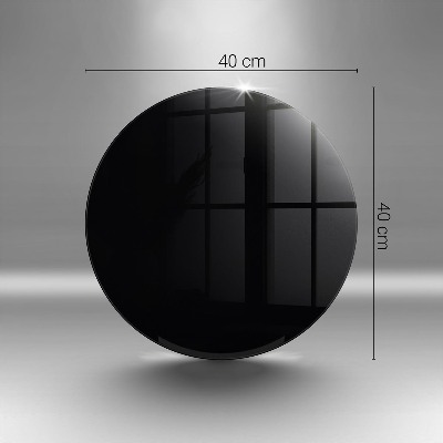 Posavaso de vidrio para velas funerarias Color negro