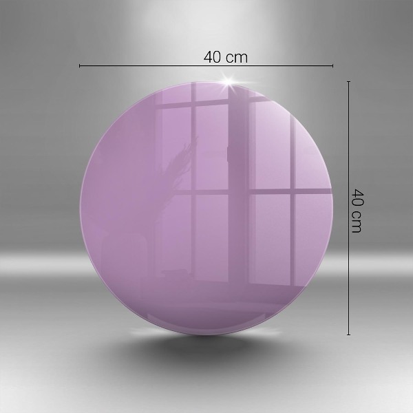 Posavaso de vidrio para velas funerarias Violeta