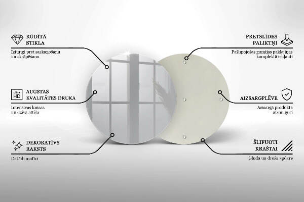 Posavaso de vidrio para velas Color gris