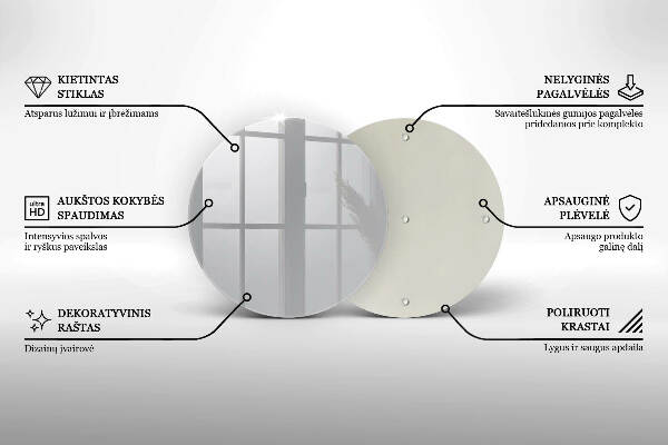 Posavaso de vidrio para velas Color gris