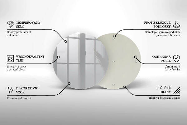 Posavaso de vidrio para velas Color gris