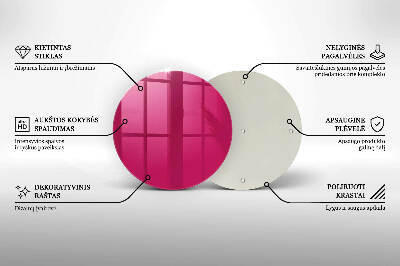 Posavaso de vidrio para velas funerarias Color rosa