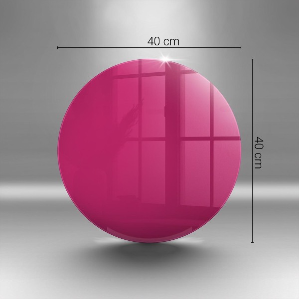 Posavaso de vidrio para velas funerarias Color rosa