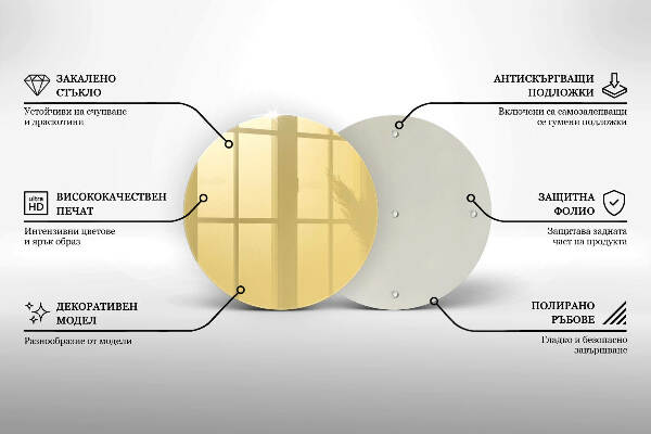 Posavaso de vidrio para velas funerarias Color amarillo