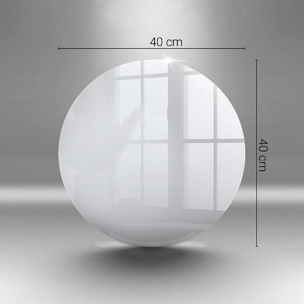 Posavaso de vidrio para velas Color blanco