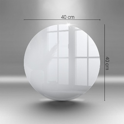 Posavaso de vidrio para velas Color blanco