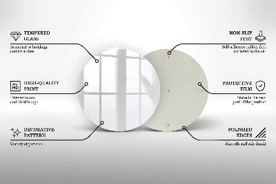 Posavaso de vidrio para velas Color blanco