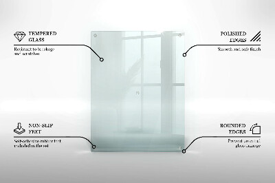 Szklana podstawka pod znicz prostokątna transparentna