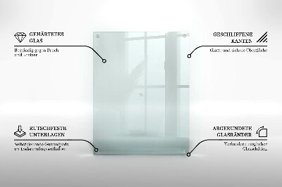 Szklana podstawka pod znicz prostokątna transparentna